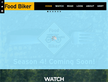Tablet Screenshot of foodbiker.com